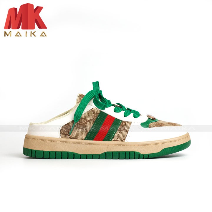 Giày Sneaker Nữ MK MAIKA S161 XANH Giày Thể Thao Nữ Hở Gót Phong Cách Hàn Quốc Cao Cấp Trẻ Trung Cá Tính