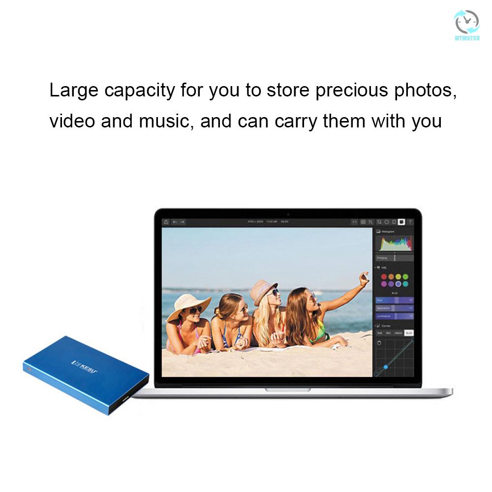 Ổ Cứng Ngoài Usb 3.0 Hdd Hd Cho Pc / Mac Blue 1t | BigBuy360 - bigbuy360.vn