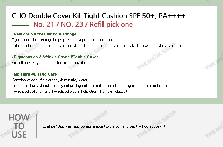 [Hàng mới về] Phấn trang điểm CLIO SPF 50+ PA++++ che phủ toàn diện 14g/ Lõi phấn đổ đầy lại tiện lợi | BigBuy360 - bigbuy360.vn