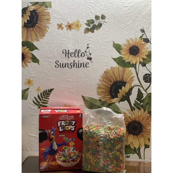Ngũ cốc ăn sáng Kelloggs Froot Loop 700-1,2kg - Mỹ