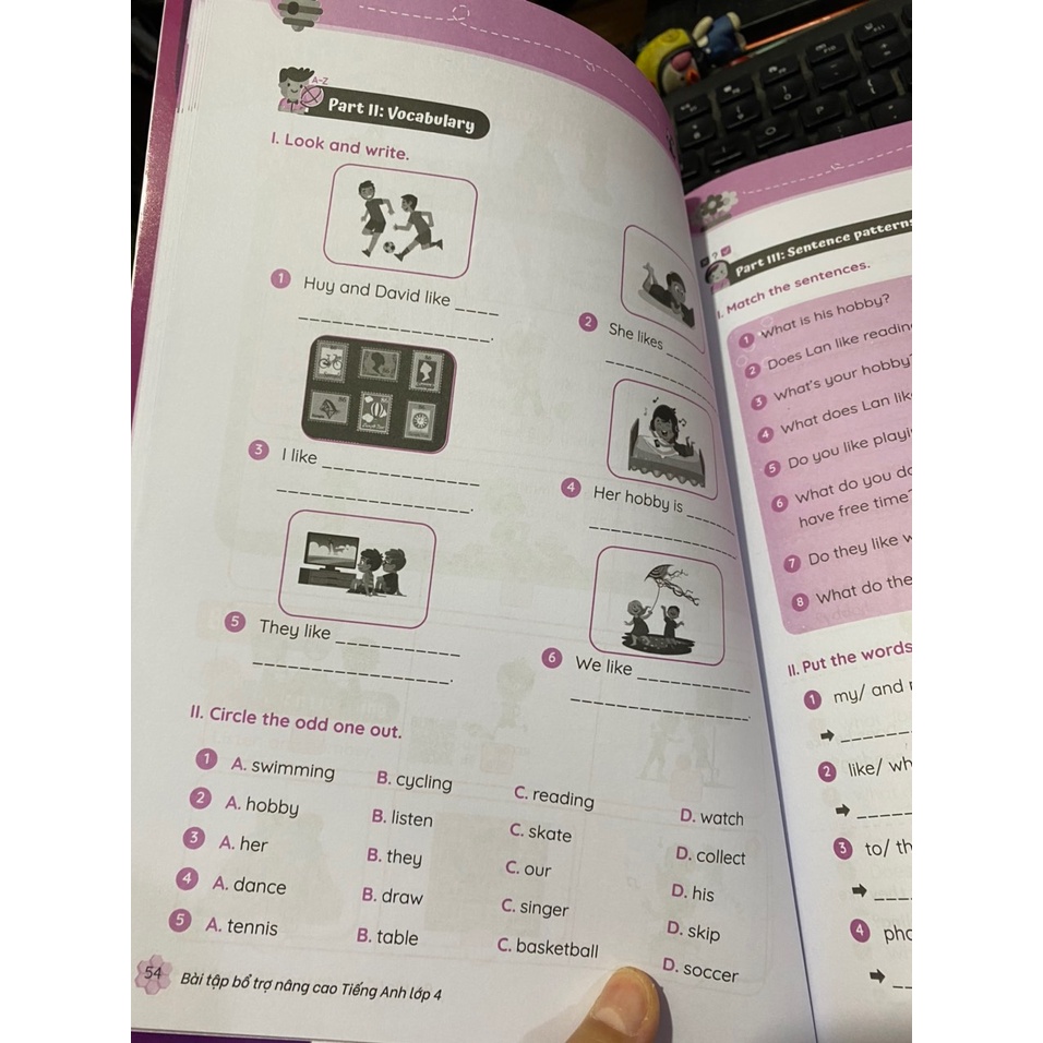 Sách - Bài tập bổ trợ nâng cao tiếng anh lớp 4 ( Megabooks )