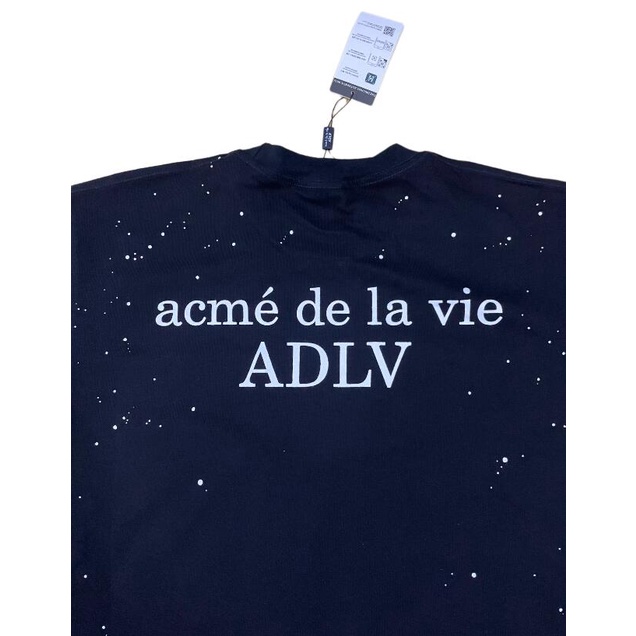 Adlv / Accmedelavie Phi Hành Gia Ngôi Sao Áo Thun cotton Tay Ngắn unisex