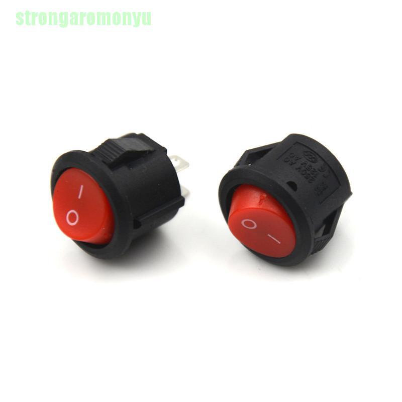 Set 10 Công Tắc Tròn 2 Chấu On-Off 16mm 3a / 250v
