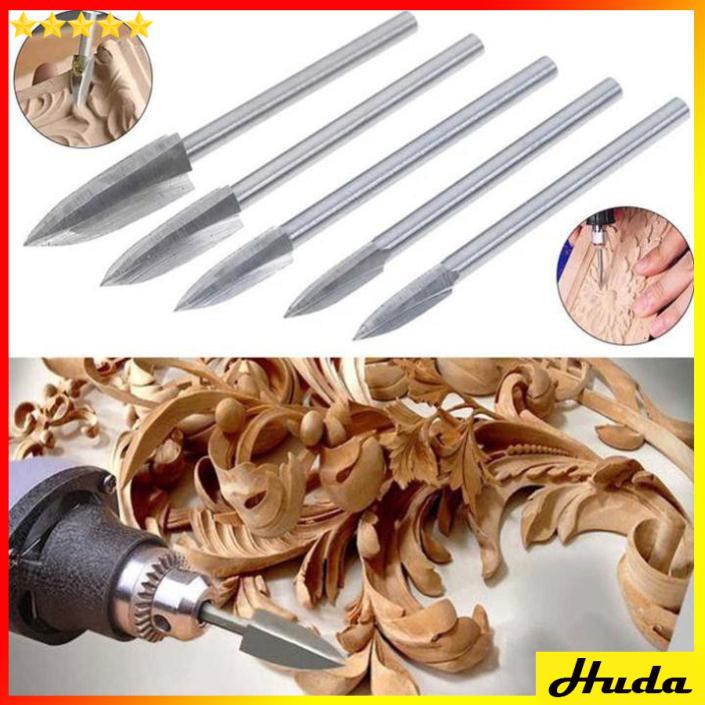 Bộ mũi điêu khắc gỗ gắn máy cầm tay  -  đồ làm mộc