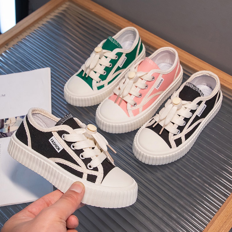 💘 giày thể thao bé trai và gái 💘 giày vải  đế mềm thoáng khí  💘 chống trượt  thoải mái  thời trang