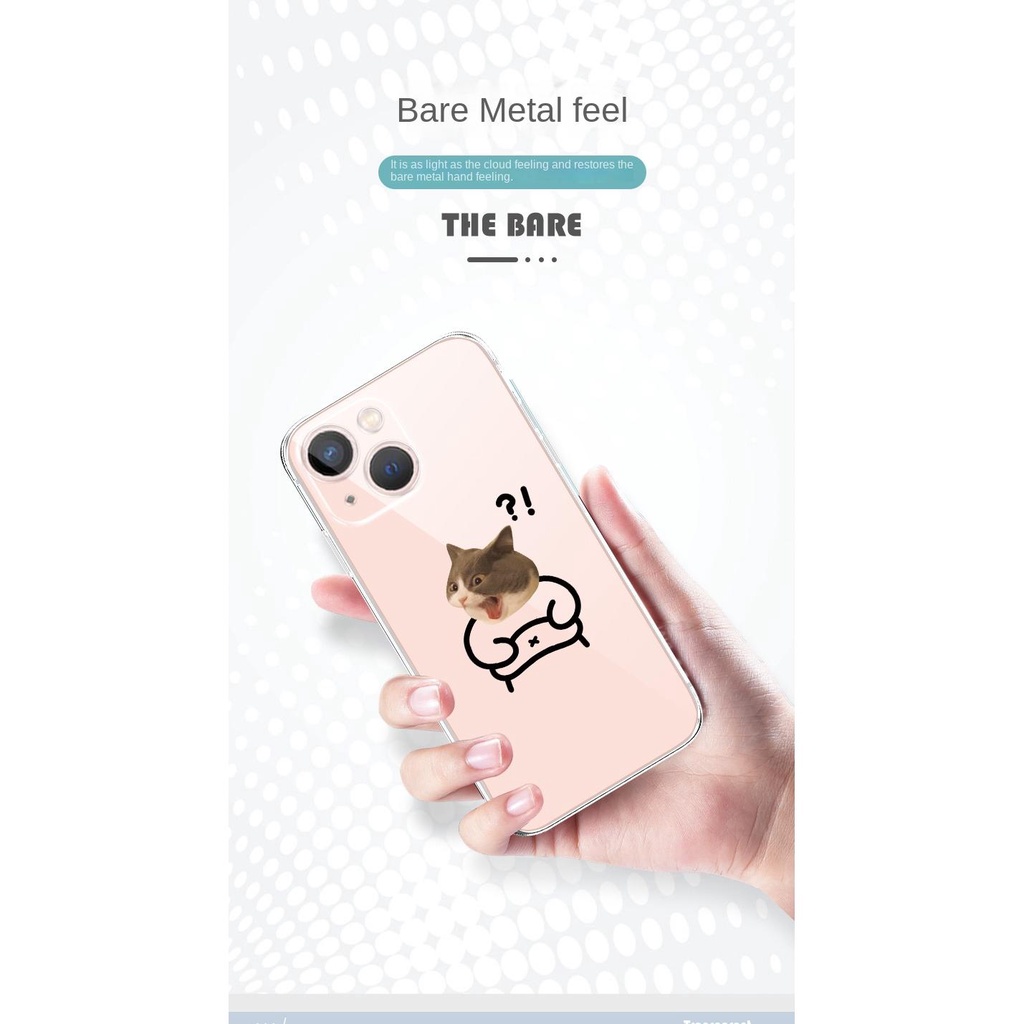 Ốp Điện Thoại Tpu Chống Sốc In Hình Chó Mèo Cho Iphone 13 Pro 11 Pro Max Xr 6s 7 8 Plus 12 Mini 14 Pro Xs Max