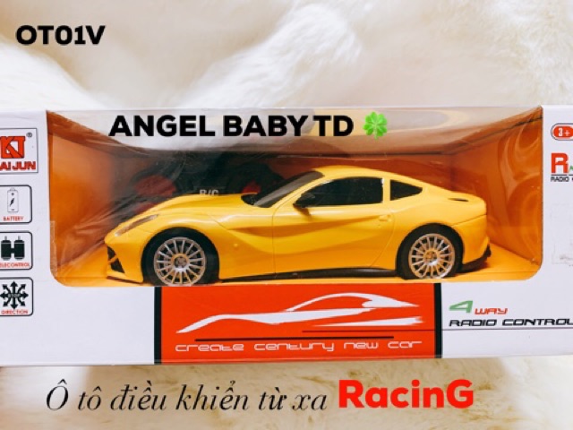 Oto điều khiển từ xa RACING (có đèn) (Đồ chơi trẻ em)