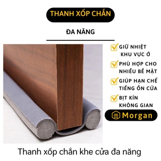 [1 ĐỔI 1] Xốp Chặn Cửa - Thanh Nẹp Chặn Khe Cửa Ngăn Gió, Cách Nhiệt, Cách Âm, Bụi Bẩn 9578