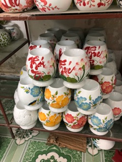 Đèn xông tinh dầu đế gỗ size to