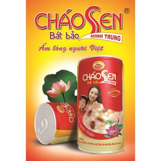 Combo 24 Lon Cháo Sen Bát Bảo Minh Trung 365gr