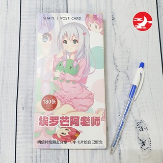 Hộp Postcard Set Bộ bưu thiếp Anime Eromanga Sensei Tác Giả Đào Hoa