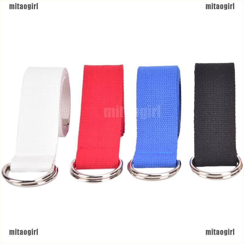 Thắt Lưng Vải canvas nylon Khóa Chữ D Thời Trang Cho Nam Nữ