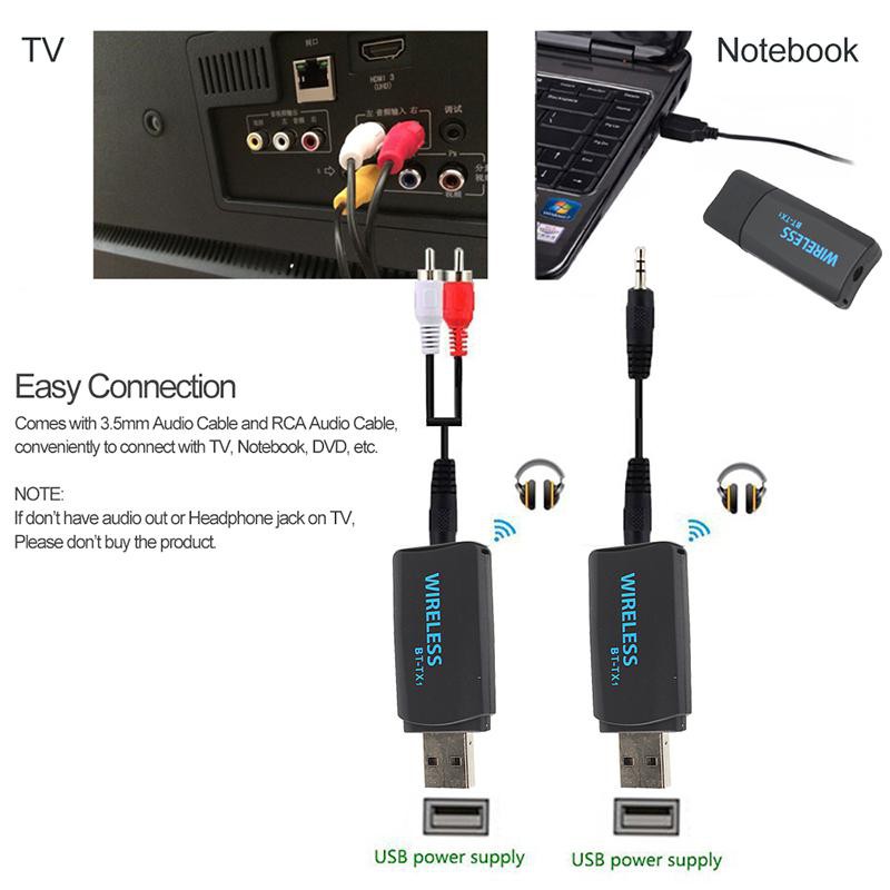 USB Bluetooth ( 2in1) BT TX1 , Thiết bị thu phát bluetooth BT TX1