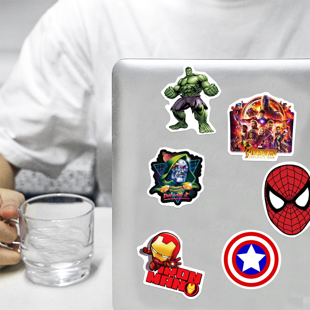 ❉ Marvel &amp; DC - Series 04 Superhero Stickers ❉ 50Pcs/Set Super Hero Waterproof DIY Fashion Decals Doodle Stickers