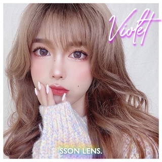 Mẫu Lens Tím Giãn Vừa, Giãn Nhỏ Không Cận - Kính Áp tròng