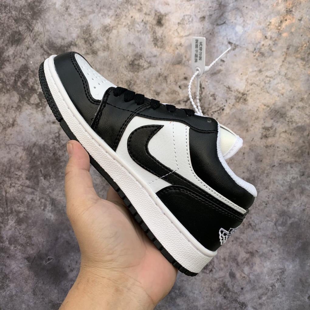 Giày Sneaker Air Jo.cdan 1 Panda  đen trắng Cao ổ thấp cổ hang chuẩn giày kèm boxbill  Full Size Nam Nữ