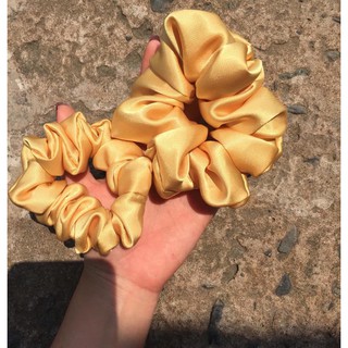 Dây cột tóc Scrunchies màu Vàng
