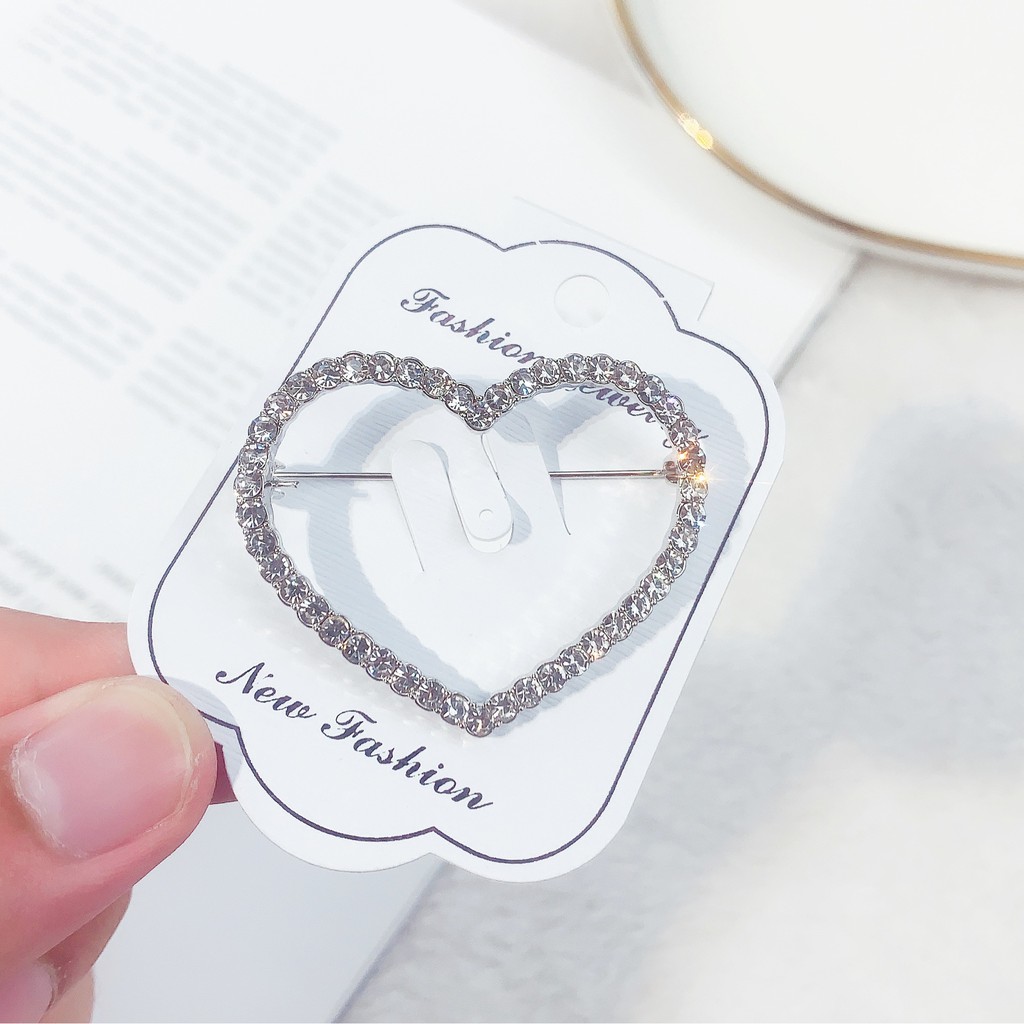 Trâm Cài Áo Kim Cương Đa Năng Hình Ngôi Sao Năm Cánh Chống Chói