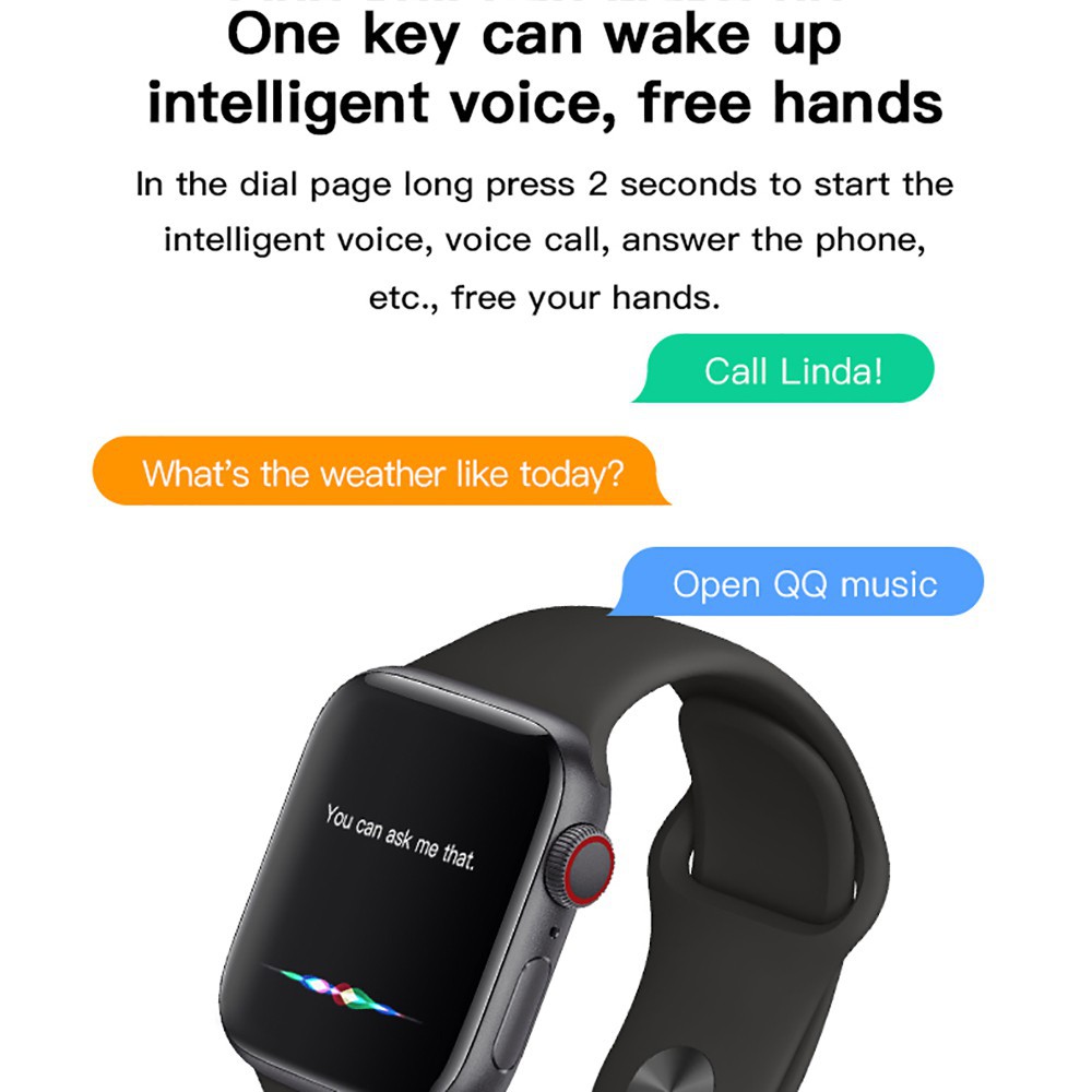 🥰🥰Bộ Đồng Hồ Thông Minh Cảm Ứng X7 1.54 &quot;Cho Apple Watch Pk W34 T500 Iwo 12 10