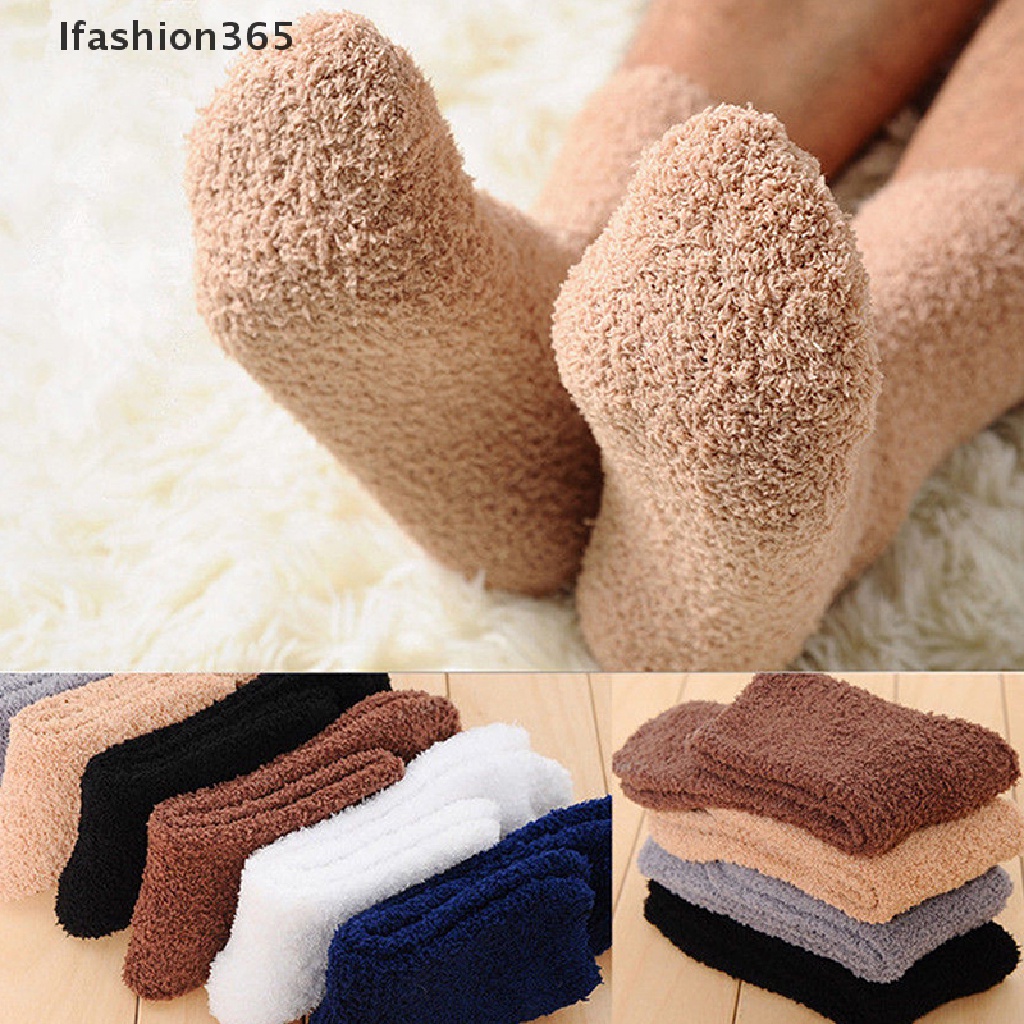 Vớ thể thao vải len cashmere dày giữ ấm 365 cho nam và nữ