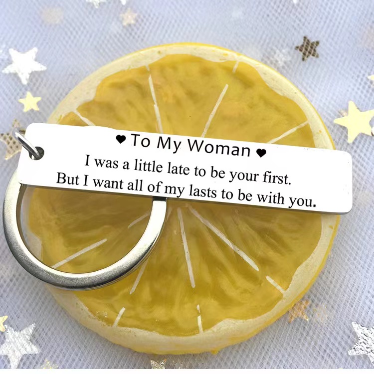 Móc Khóa Thép Không Gỉ Quà Tặng Valentine Cho Cặp Đôi