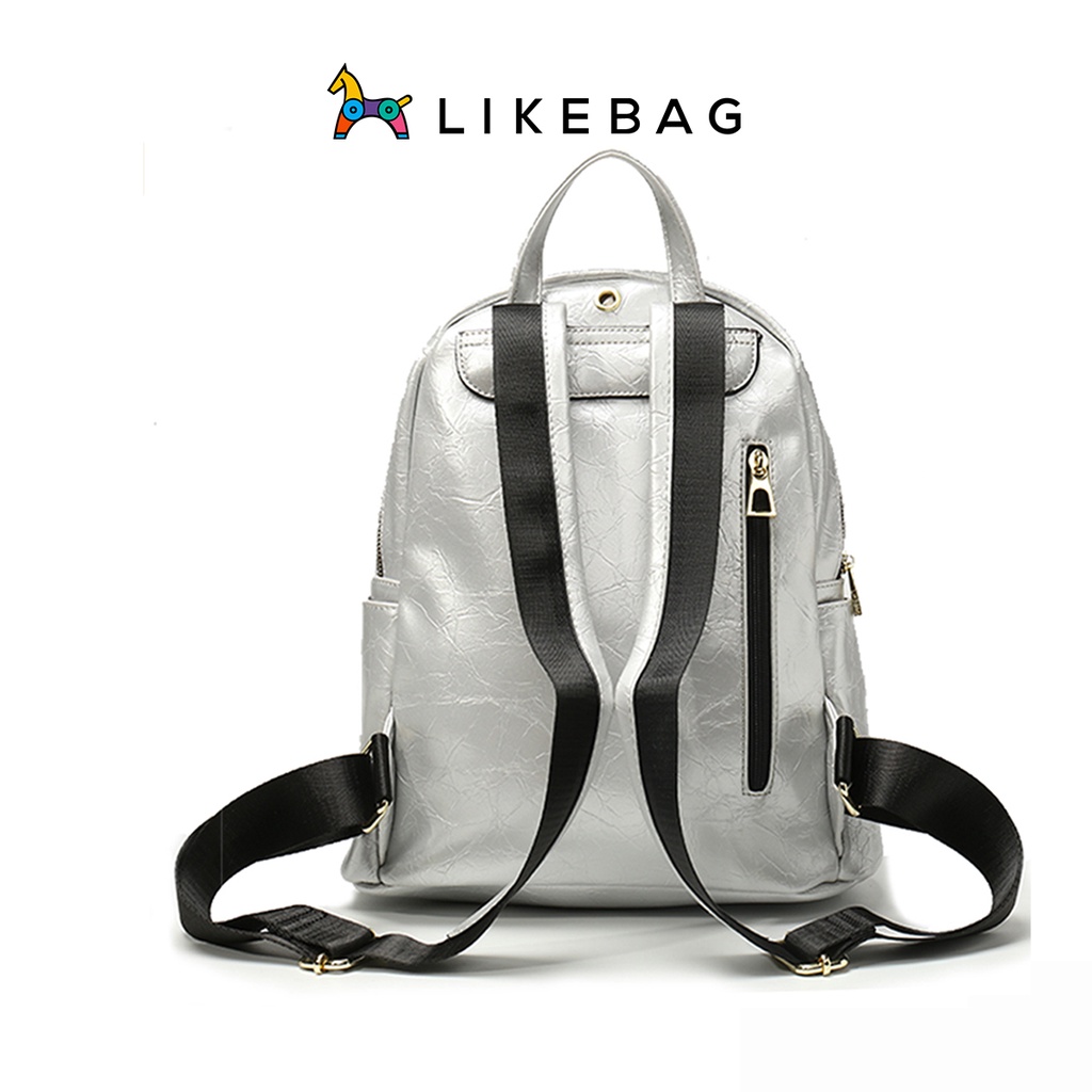 Balo bạc nam nữ cá tính LIKEBAG đựng vừa laptop 175022298 - LIBAGI