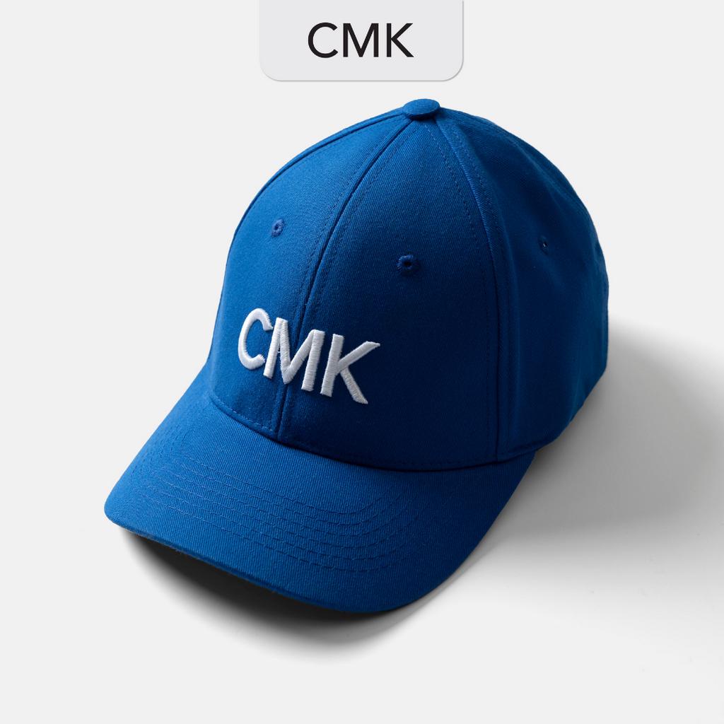 Nón/mũ thêu logo CMK nổi 3D form Basket Ball CHIC MONKI màu xanh cobalt- CMK LOGO CAP CMP01