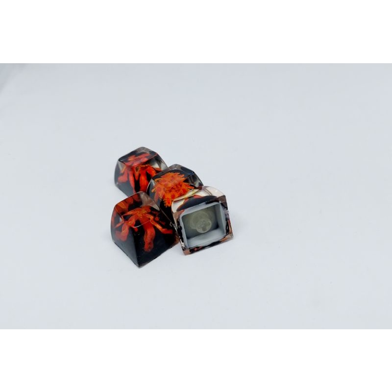 Keycap artisan SA R1 núi lửa trang trí bàn phím cơ gaming