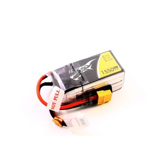 Pin Tattu 1550mAh 45C 4S1P Lipo Battery Pack with XT60 plug