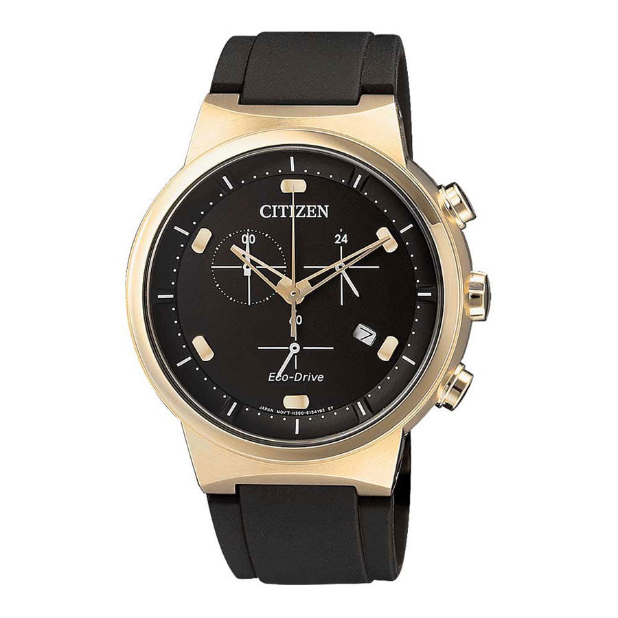 Đồng Hồ Nam Citizen Dây Cao Su AT2403-15E - Mặt Đen (Sapphire)