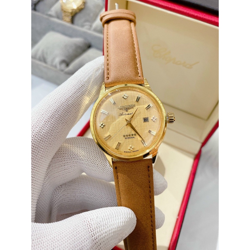 ĐỒNG HỒ CƠ LONGINES( AUTOMATIC) - MẶT ĐÚC 18K- DÂY DA XỊN- DỰC TRỮ CÓT 45 GIỜ | BigBuy360 - bigbuy360.vn