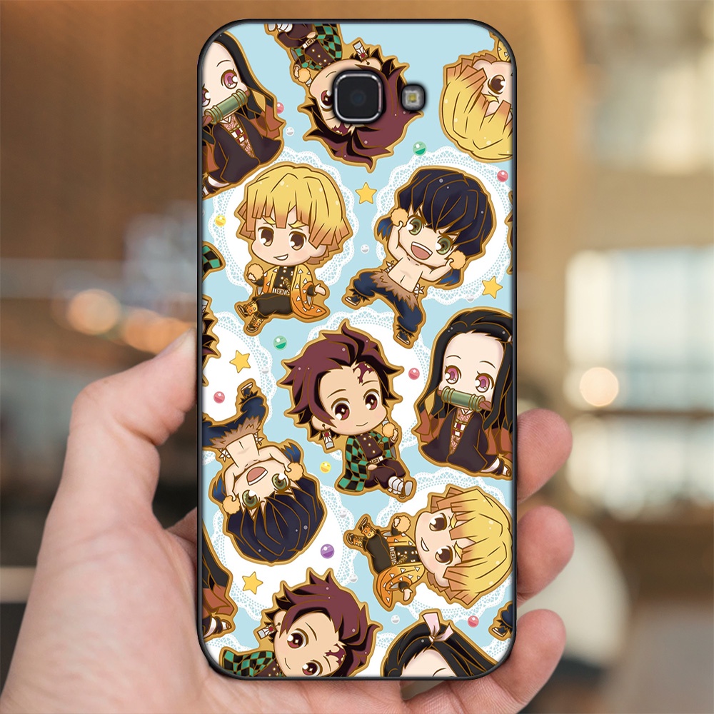 Ốp lưng Samsung J5 Prime, J7 Prime viền đen in hình Zenitsu Kimetsu no Yaiba