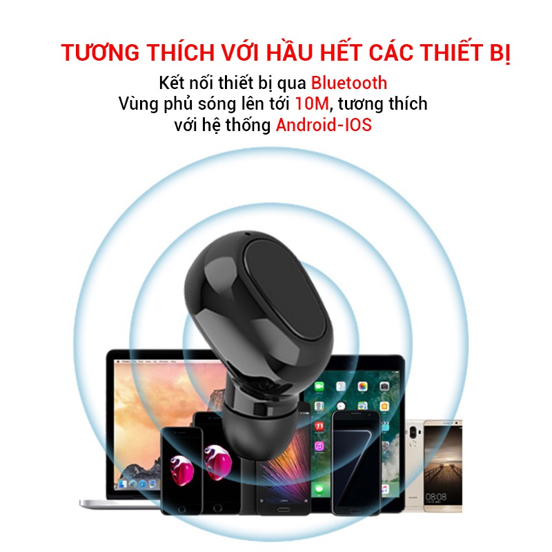 Tai nghe bluetooth 5.0 nhét tai không dây mini gaming pin trâu - đèn LED hiển thị dung lượng pin Piman P21 | BigBuy360 - bigbuy360.vn