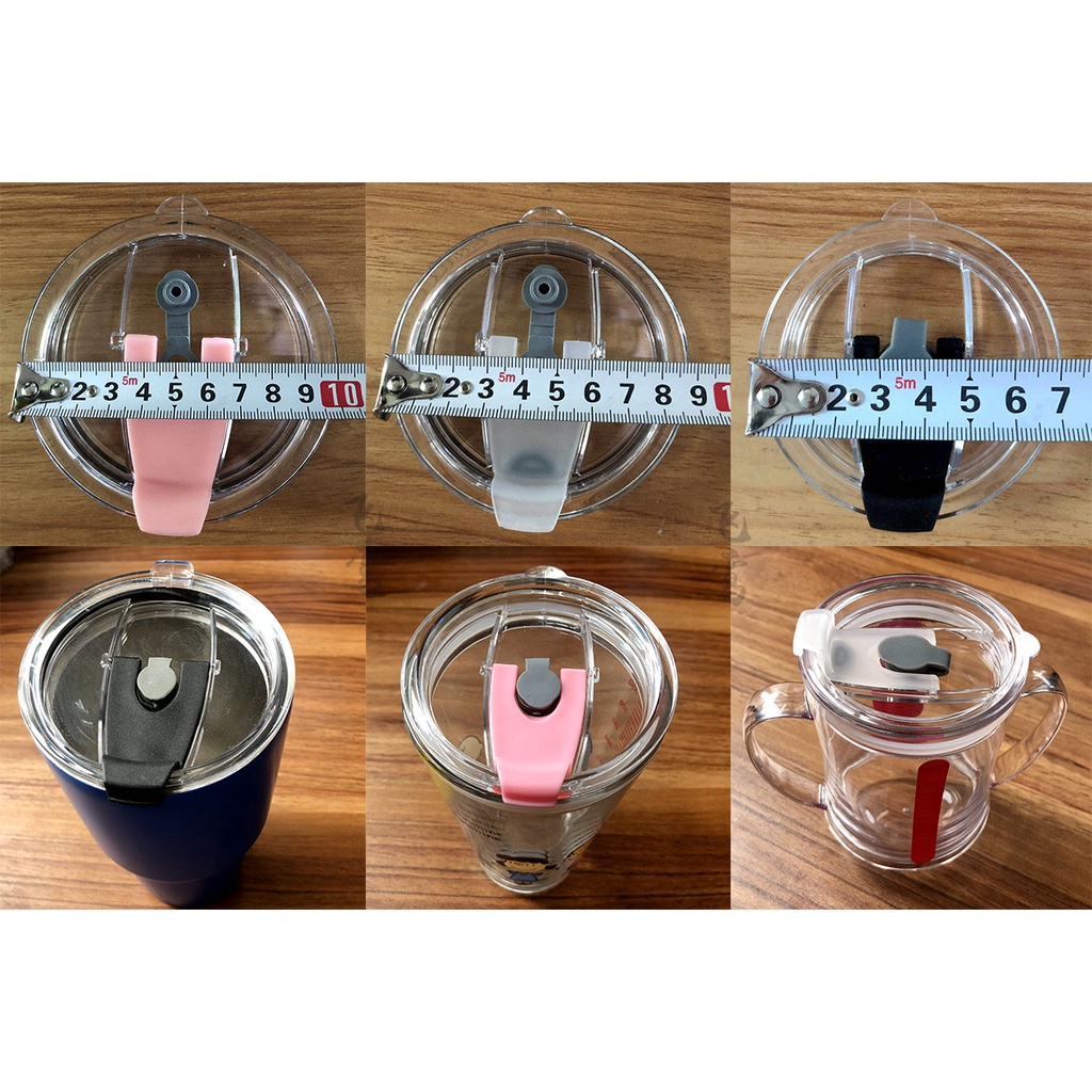 Bộ 6 Nắp Đậy Thay Thế Cho Cốc Nước 30 oz Bằng Nhựa Thiết Kế Đơn Giản Hiện Đại