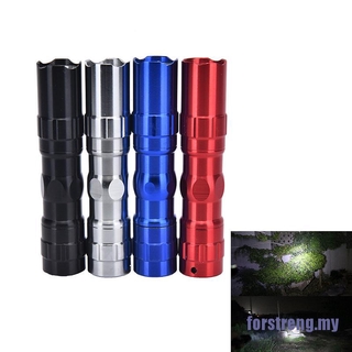Đèn pin led mini 3w siêu sáng màu đen không dùng pin