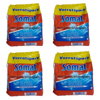 Combo 4 bịch bột rửa ly-bát somat 960g x4