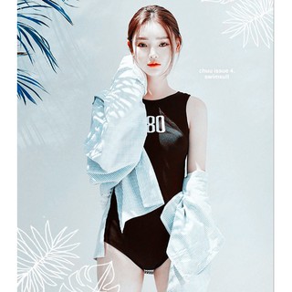 Có sẵn bộ đồ bơi nữ liền mảnh thể thao 1980