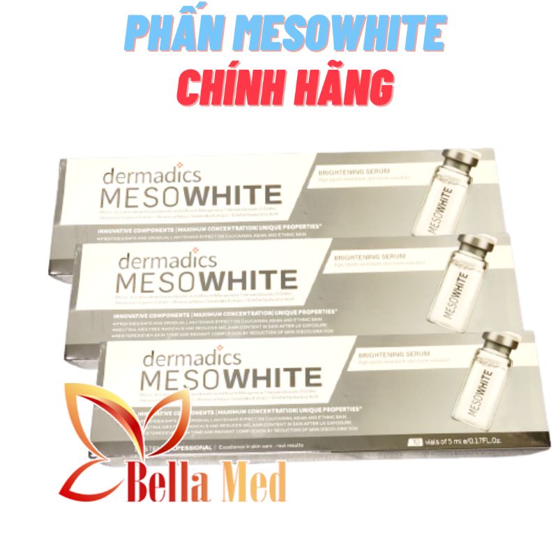 Serum Cấy Phấn Trắng Da Meso White Hàn Quốc