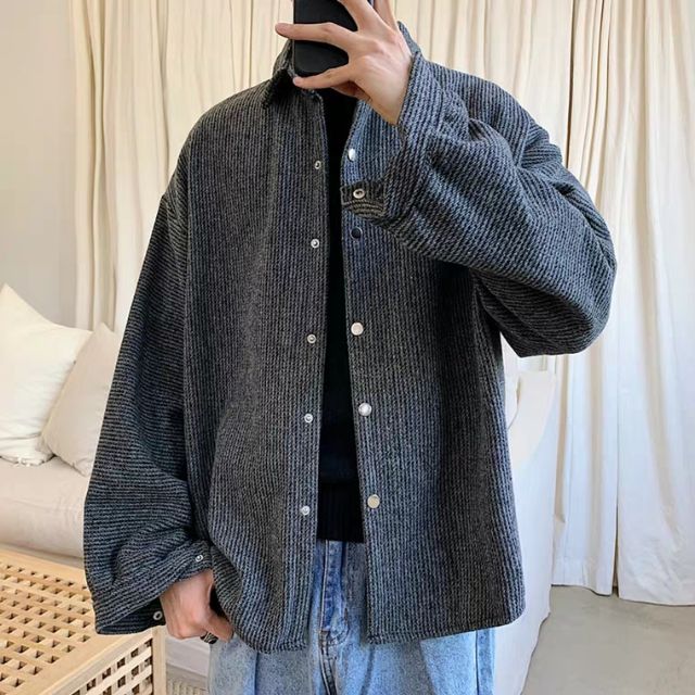 Áo sơ mi khoác nam hàn quốc phong cách ulzzang