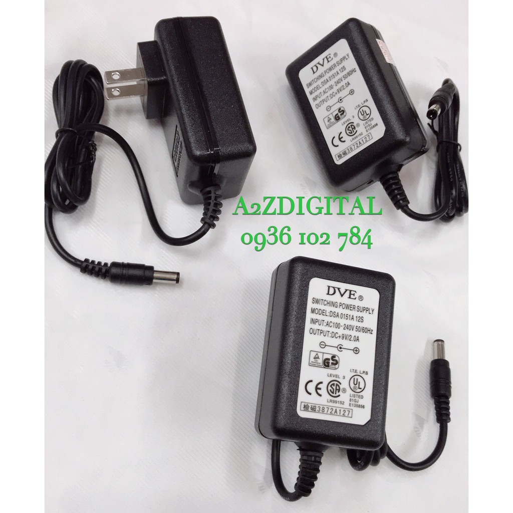 POWER ADAPTER 9V - 2A JACK CẮM SẠC ĐẦU TRÒN 5.5mm