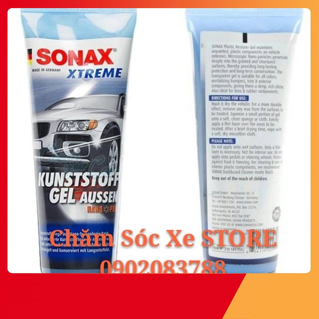 Gel Làm sạch và bảo vệ nhựa không sơn Sonax Xtreme 210141