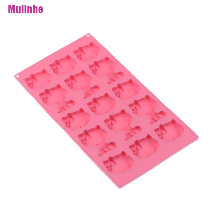 Khuôn Silicone Tạo Hình Làm Bánh Kẹo Hình Mèo