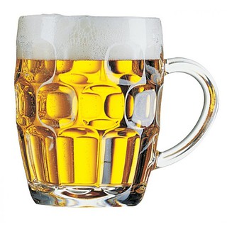 Ly bia nhựa acrylic 7.8 x 10cm 320ml uống nước ngọt cốc chén nhà hàng quán bar cốc bia - Beer Mub F-CANO5