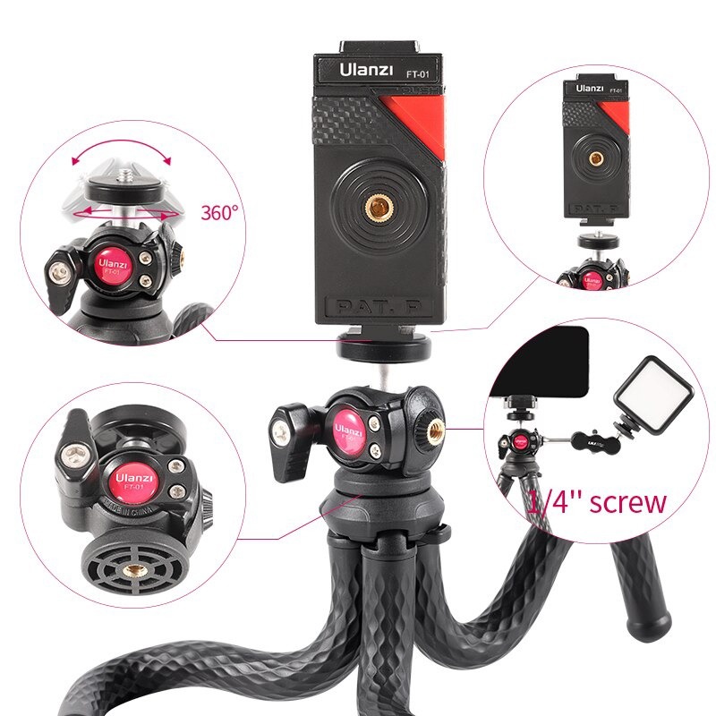 CHÂN ĐẾ CHỤP HÌNH ĐA NĂNG CHO ĐIỆN THOẠI ULANZI FT-01