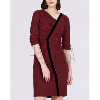 Đầm đỏ cho người mập, đầm big size