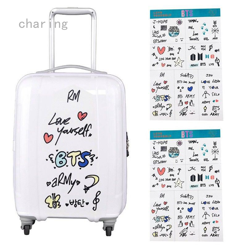 Hình dán laptop điện thoại hình nhóm nhạc KPOP BTS 20 * 30cm