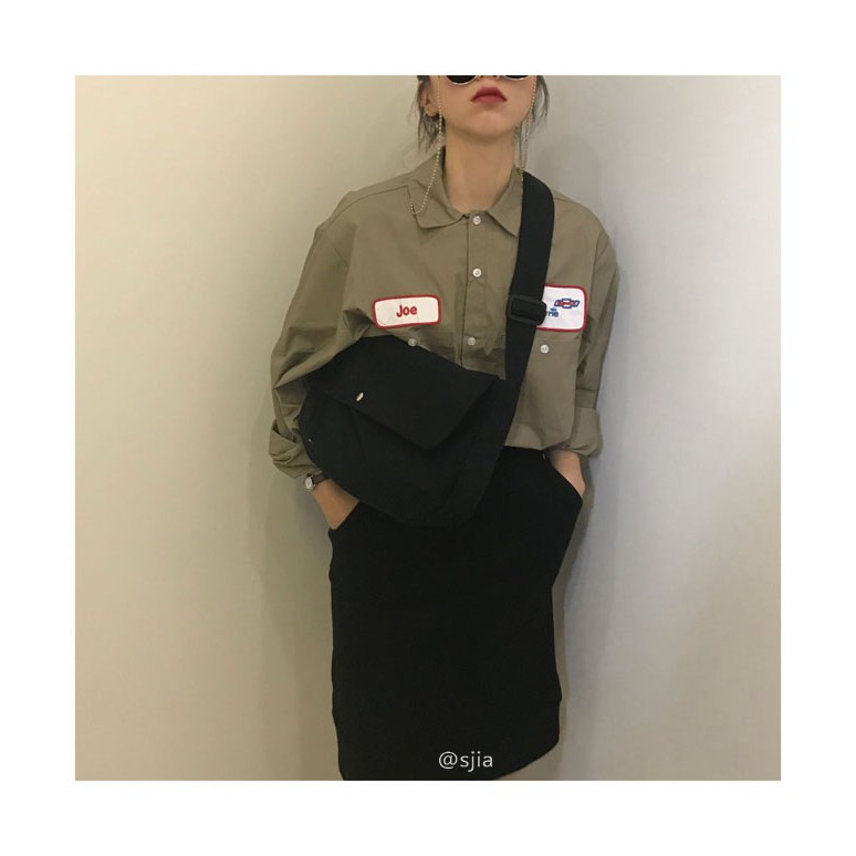 [HÀNG CÓ SẴN] CANVAS BAG UNISEX ULZZANG | WebRaoVat - webraovat.net.vn