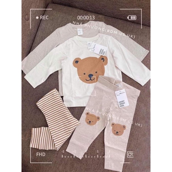 Set 2 bộ gấu HM