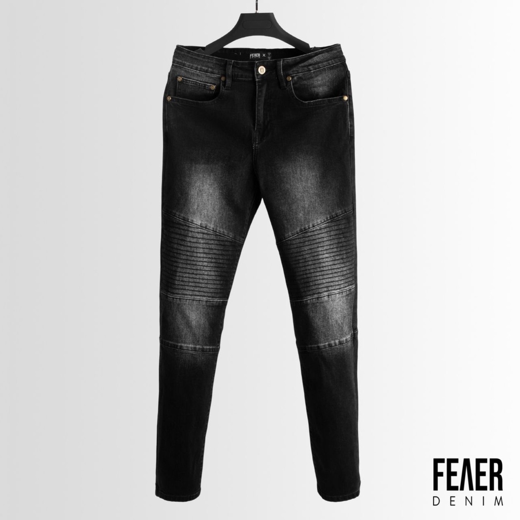 Quần jean nam FEAER DENIM chất thoáng khí co dãn vải bền bỉ SKINNY WASH LINE