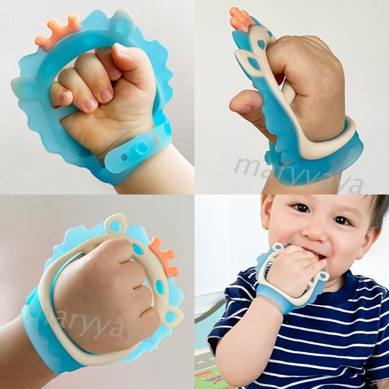 Vòng Đeo Tay Ngậm Mọc Răng Bằng Silicone 3d An Toàn Cho Bé